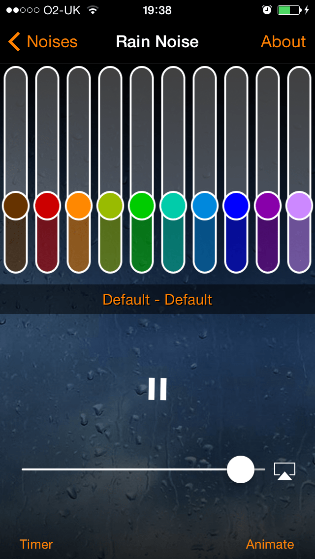 The myNoise iOS App The Ultimate Noise Machine