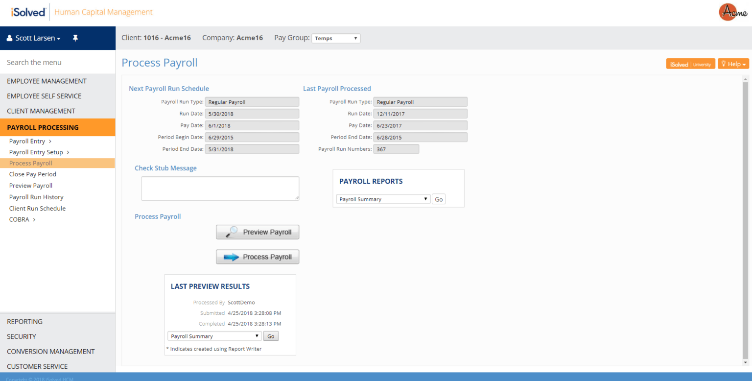 My Office Pro iSolved HCM