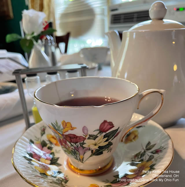 Enjoy a cup of tea at one of Ohio's area tea rooms. My Ohio Fun