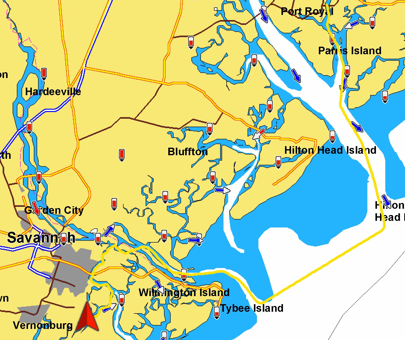 Southbound '17 Travel Day 22 Beaufort, SC to Savannah, GA