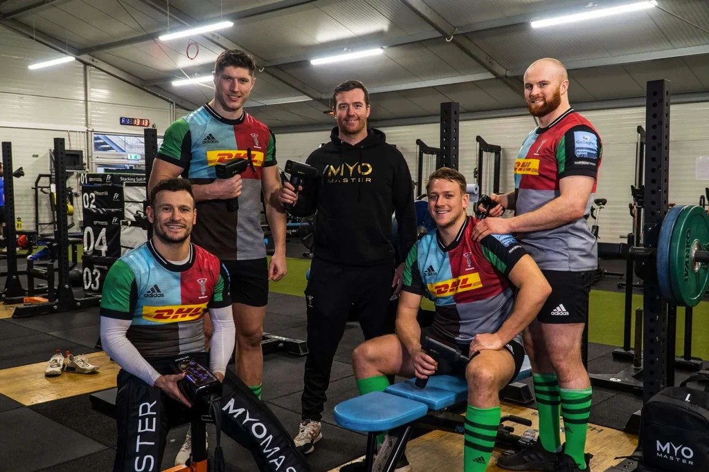 The Official Recovery Partner to Harlequins rugby Myo Master