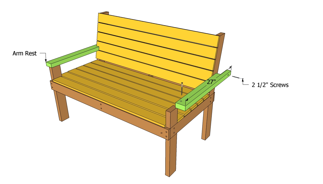 Plans To Build A Park Bench Park Bench Plans MyOutdoorPlans Free Woodworking Plans and Projects
