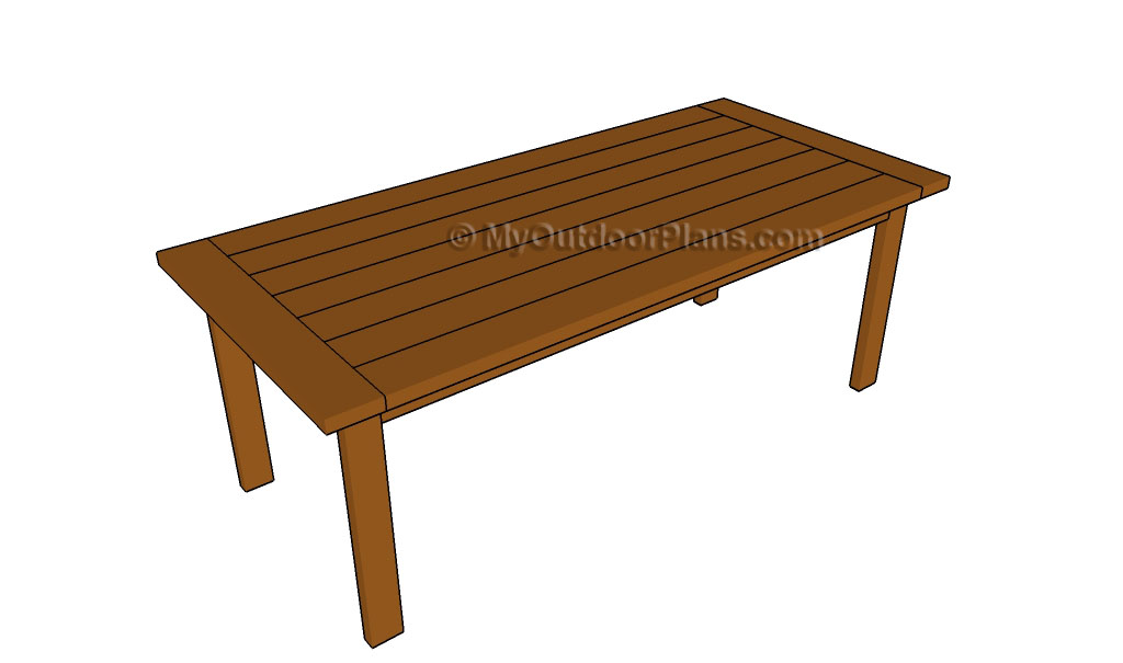 Kitchen Table Plans MyOutdoorPlans Free Woodworking Plans and