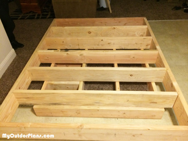 DIY Floating Bed MyOutdoorPlans Free Woodworking Plans