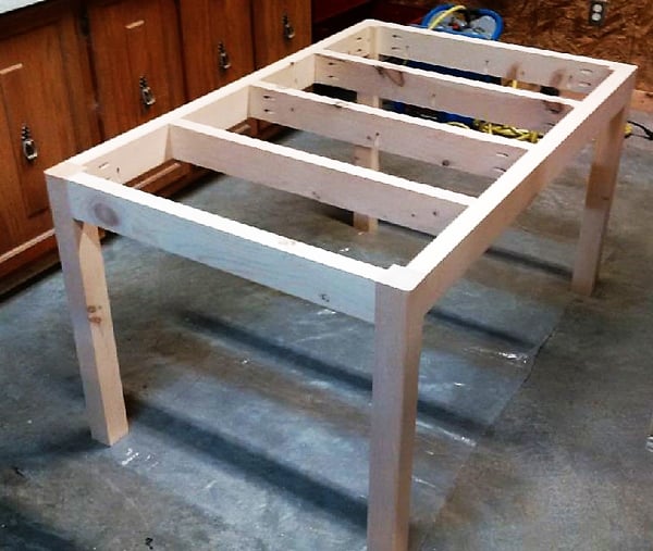 DIY Dining Table Boulangerie MyOutdoorPlans Free Woodworking