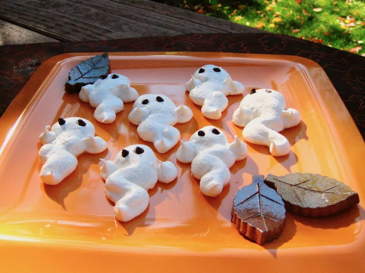Meringue Ghost Cookies My Own Sweet Thyme