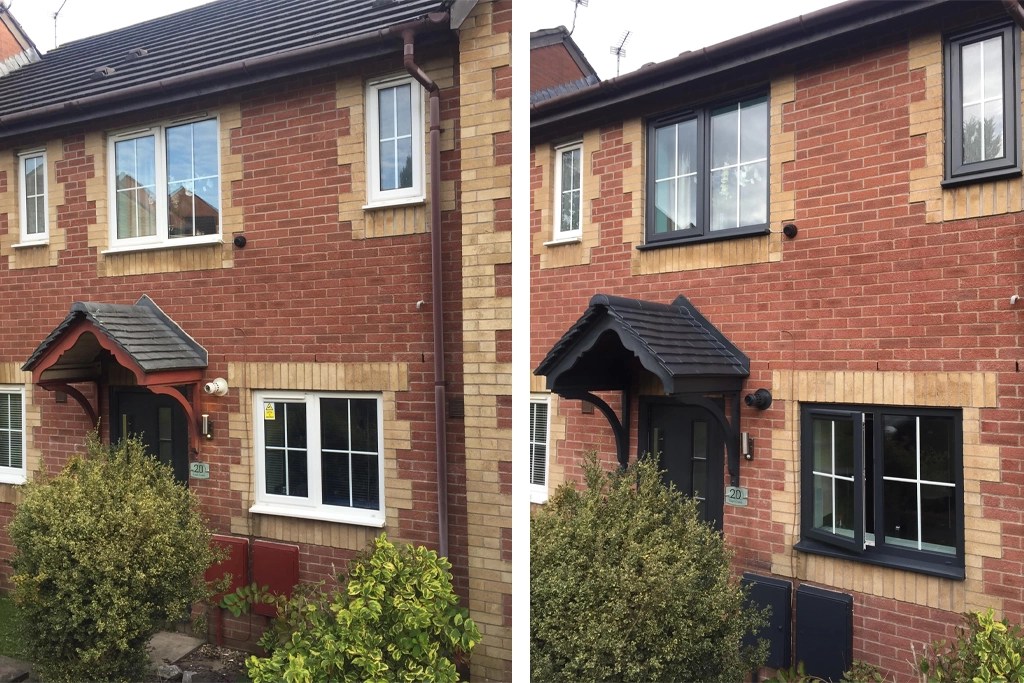 Painted UPVC Windows 6 Before and After Examples