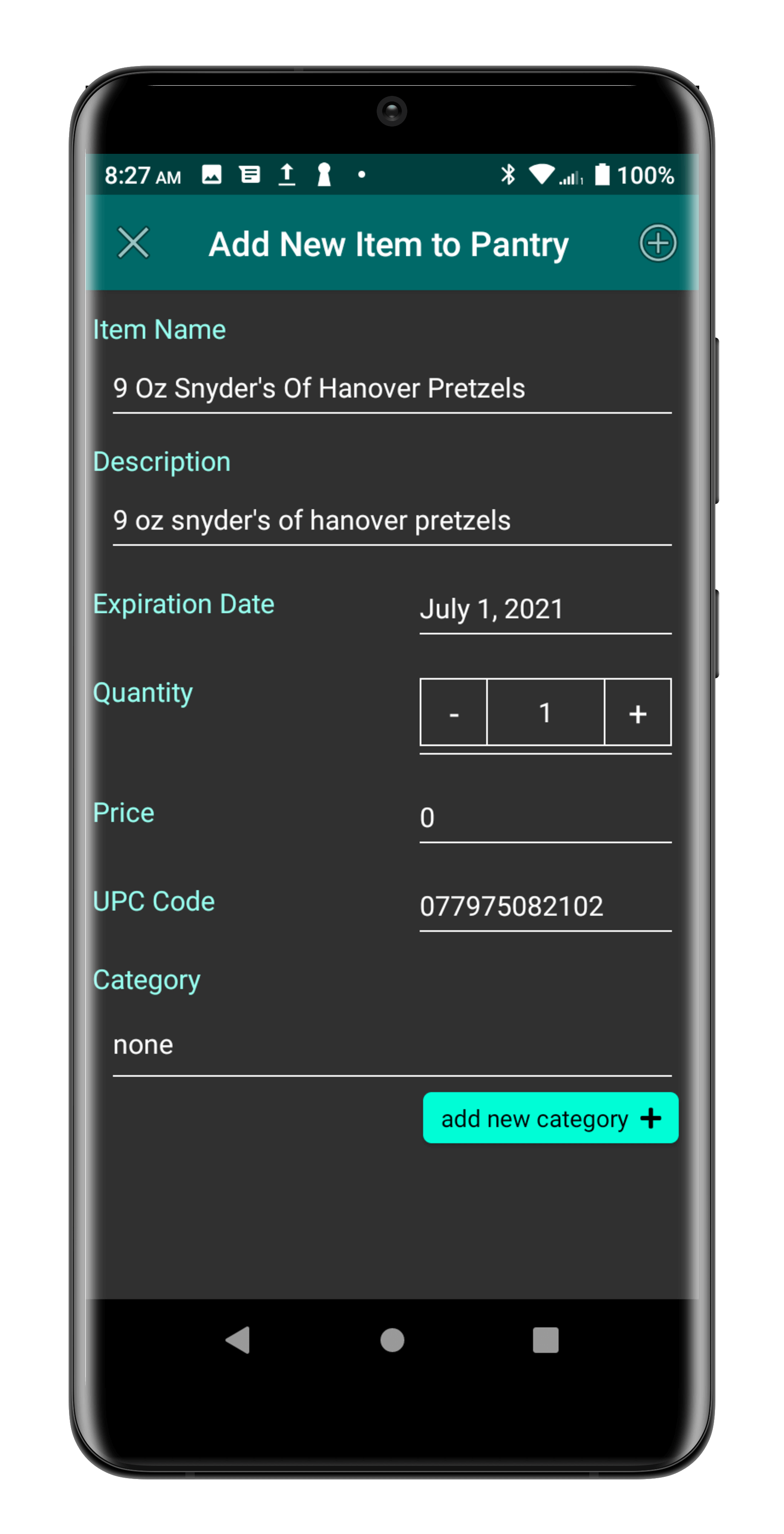 My Pantry Tracker Mobile &  App