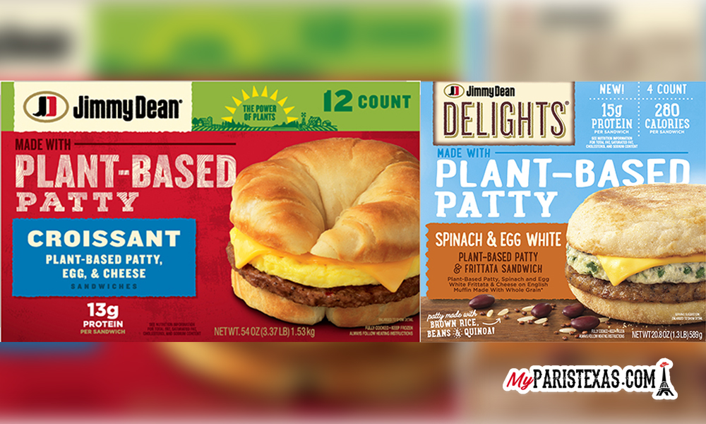 Jimmy Dean presents new plantbased patty breakfast sandwiches