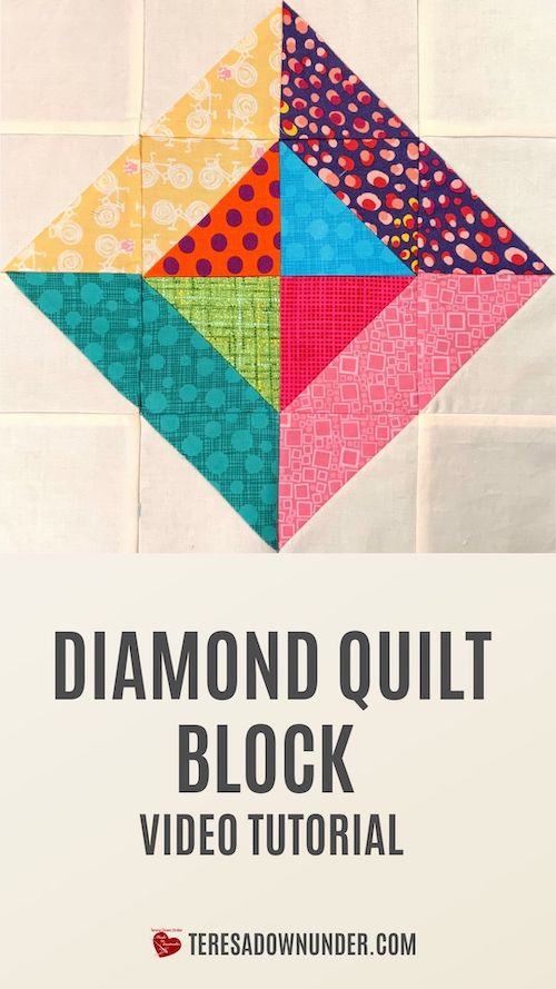 Diamond block video tutorial Colour Fair Down Under QAL Sewn Up