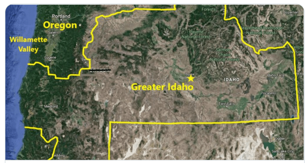 OreGONE! Multiple Counties Looking To Leave Oregon & Part Of Idaho