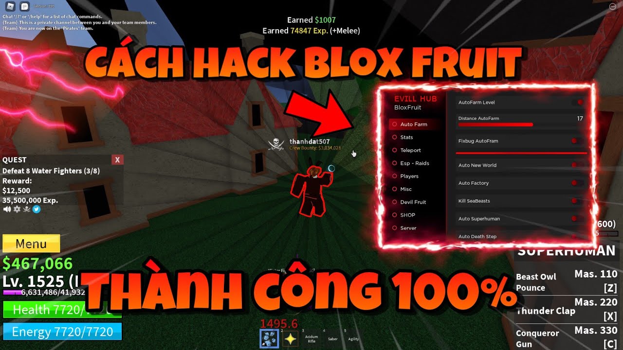 Top 3 Cách Hack Blox Fuit Trên Điện Thoại , PC Mới Nhất 2022