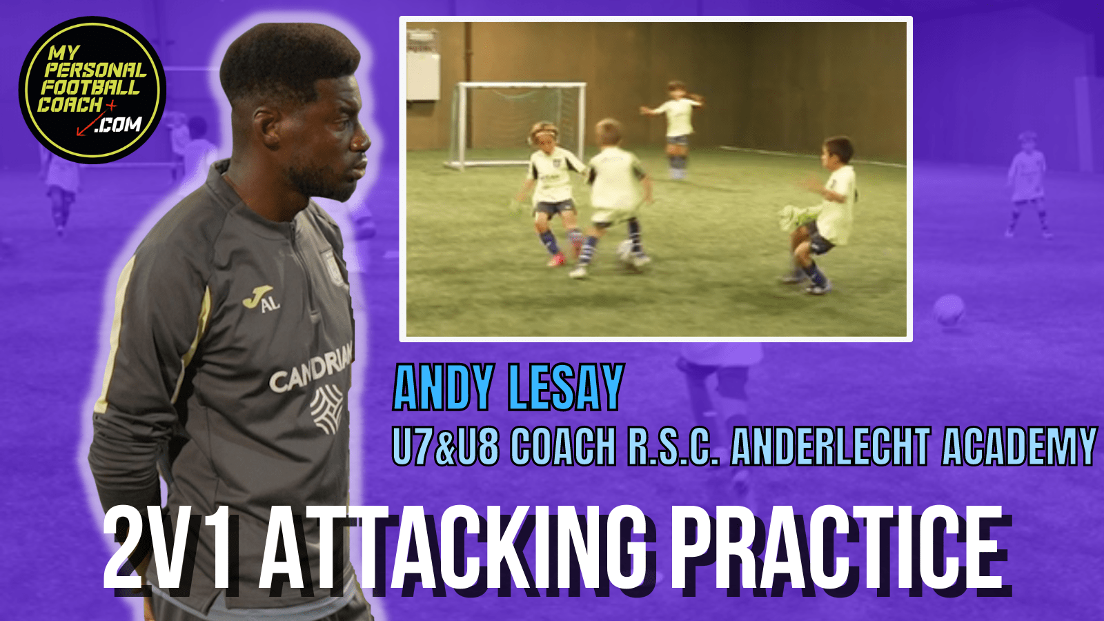 2v1 attacking with two zones My Personal Football Coach