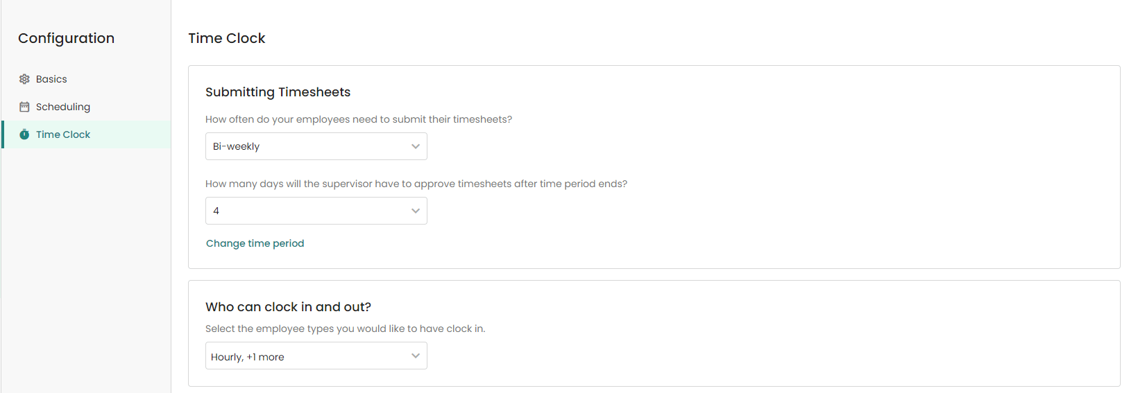 Time Clock Personelle