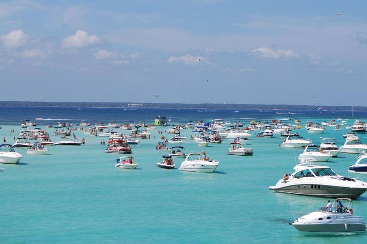 Destin Pontoon Boat Rentals review in Destin, Florida MyPetMaps