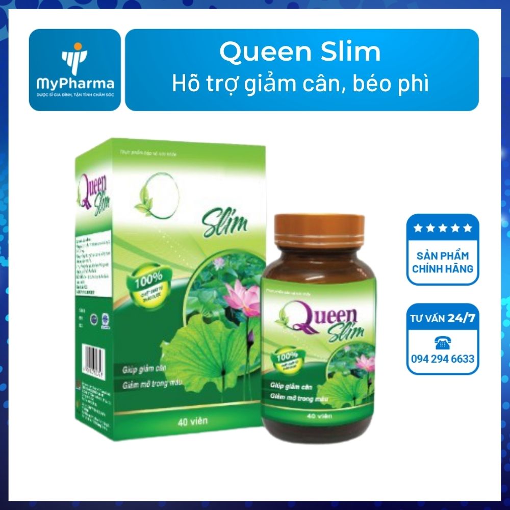 Queen Slim Tăng cường chuyển hóa chất béo, hỗ trợ giảm cân, béo phì