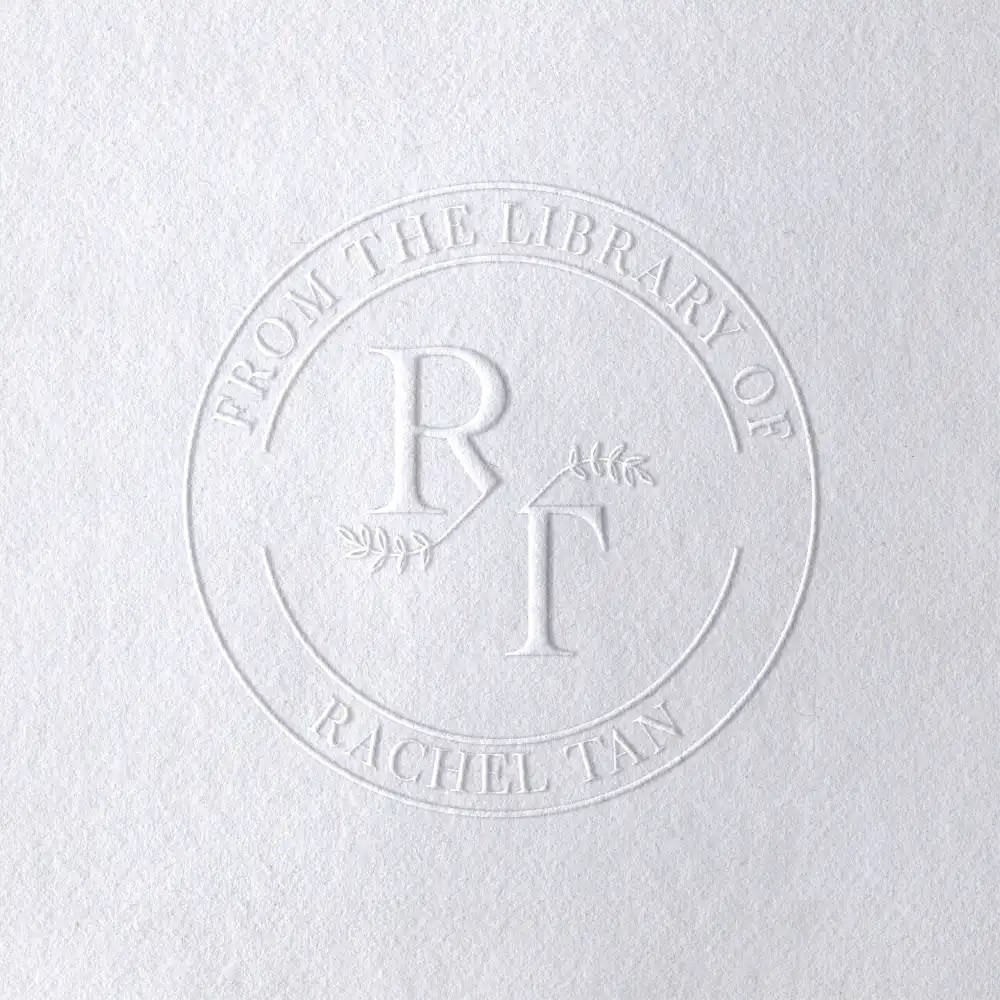 Custom Floral Book Embosser Best Book Stamps [2023]