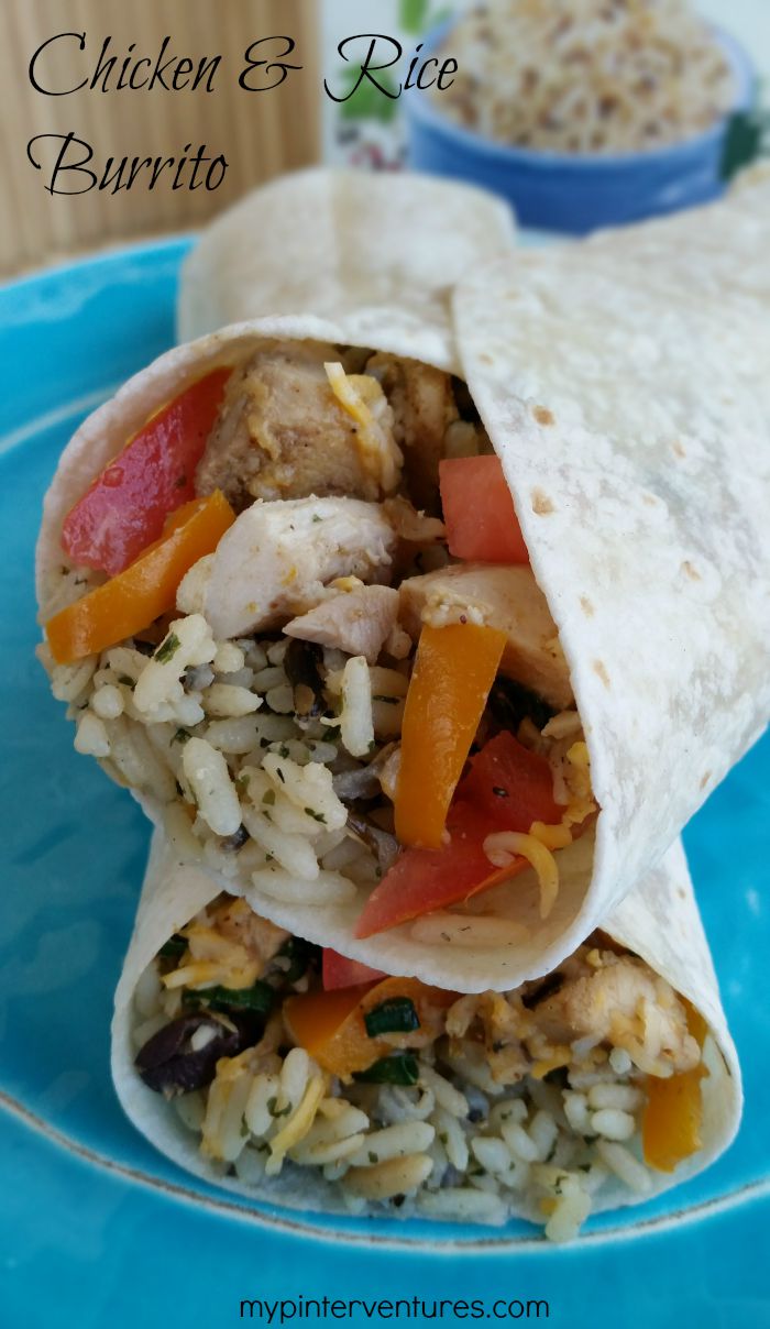 Chicken & Rice Burrito Recipe My Pinterventures