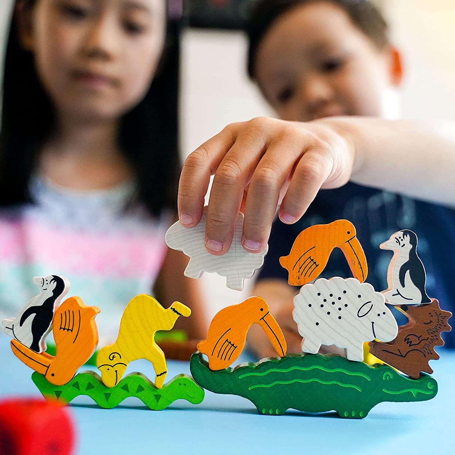 Animal Upon Animal Stacking Game Educational Toys for Kids Plinkit