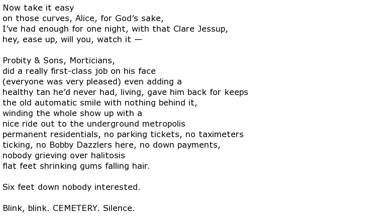 Bruce Dawe Poems > My poetic side