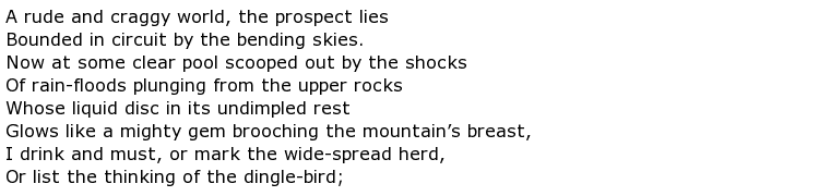 Charles Harpur Poems > My poetic side