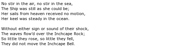 Robert Southey Poems > My poetic side
