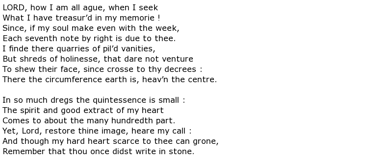 Herbert Poems > My poetic side