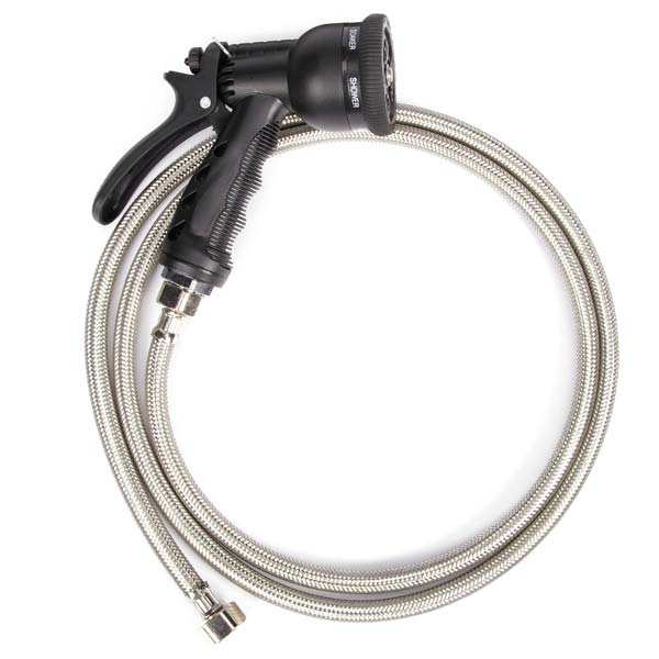 Dog Grooming Washing Station Hoses 6 in 1 Setting Stainless Steel 60