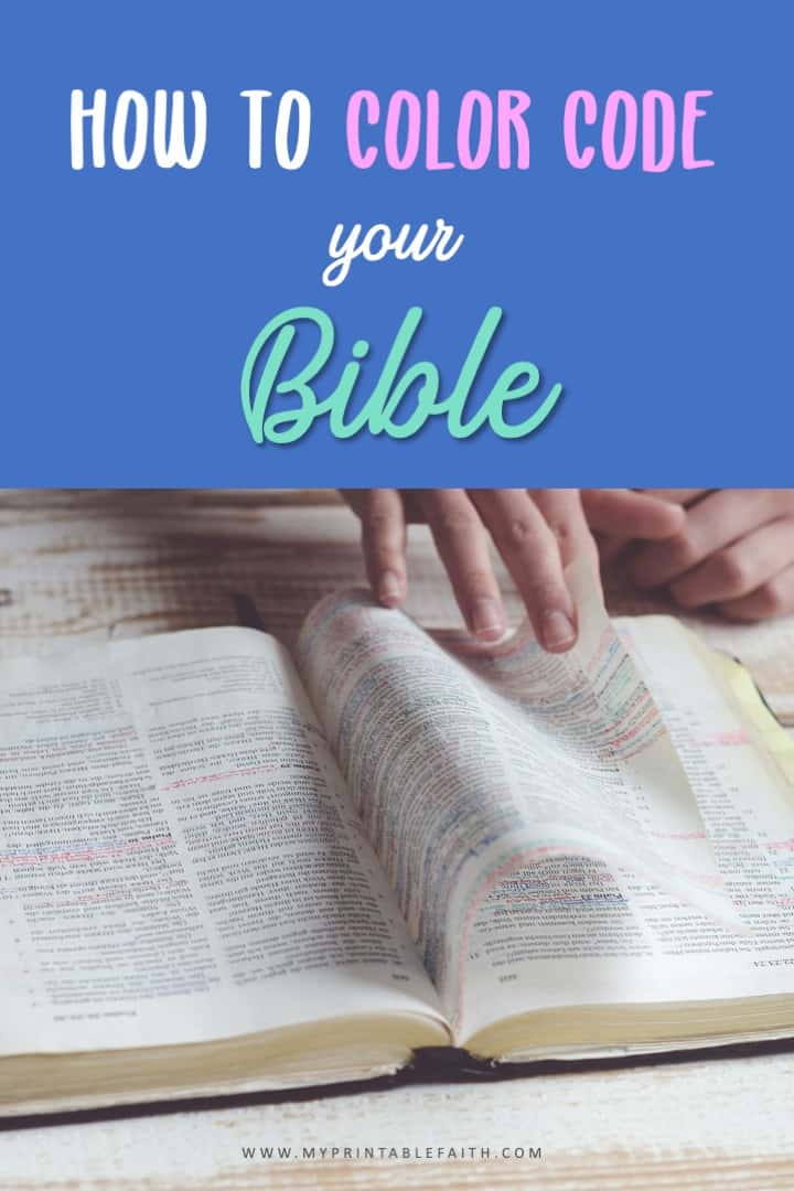 How to Color Code Your Bible My Printable Faith