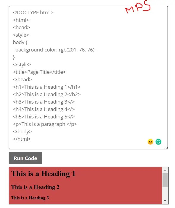 Best Free HTML Editor Online My Programming School