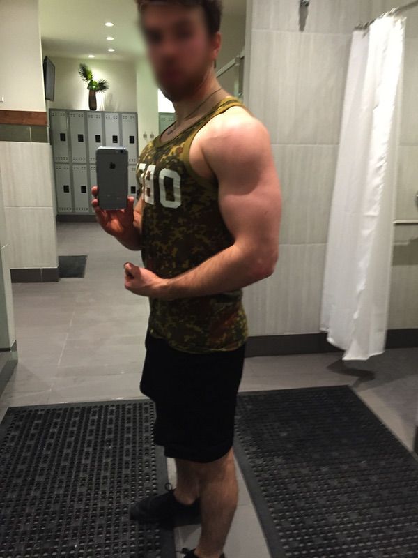 5'7 Male Before and After 30 lbs Weight Gain 127 lbs to 157 lbs