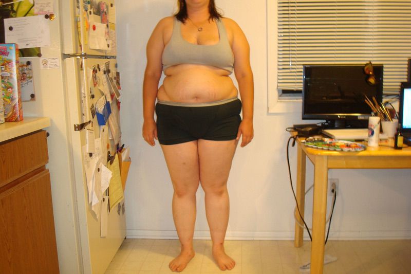 4 Pics of a 5 foot 6 242 lbs Female Weight Snapshot