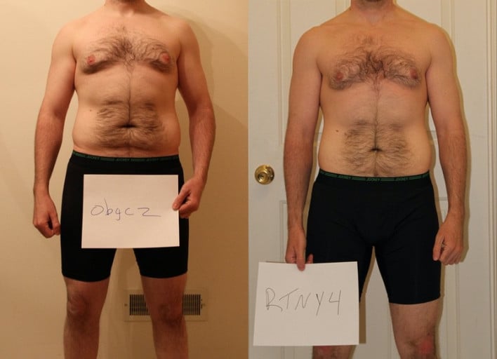 Male at 5'9 Loses 11.8 Pounds of Fat in 3 Months!