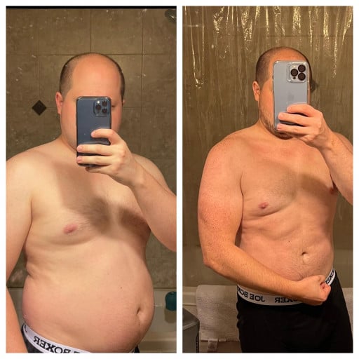 30 lbs Weight Loss 5 feet 7 Male 197 lbs to 167 lbs