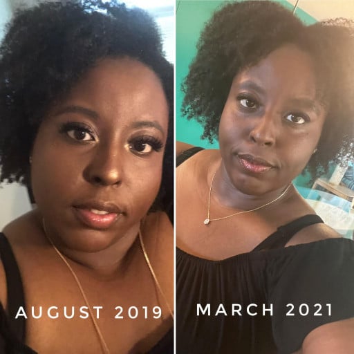 5 feet 4 Female Progress Pics of 51 lbs Fat Loss 268 lbs to 217 lbs