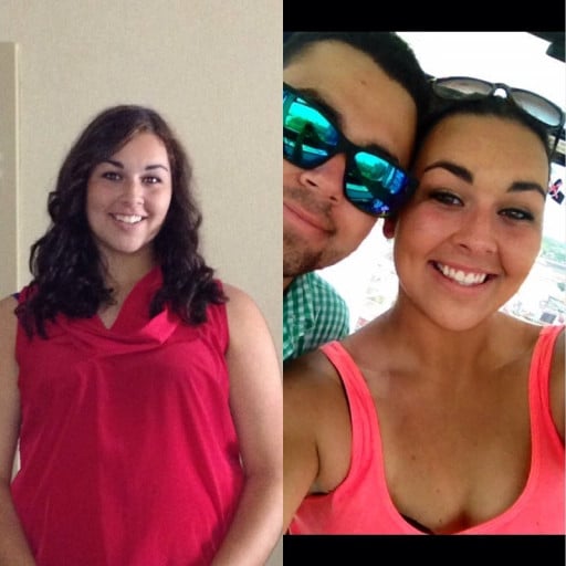 What does a 220 pound, 5'8 woman look like?