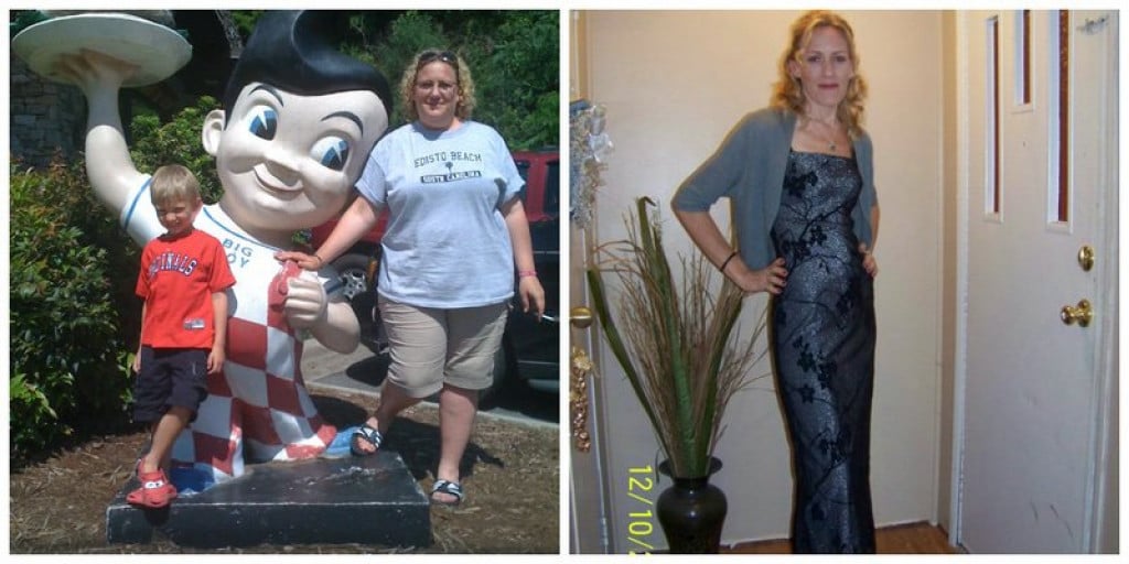 F/43/5'9 277>135Lbs =142 Lbs (9 Mo) Size 22 to Size 7 43 Year Old Woman