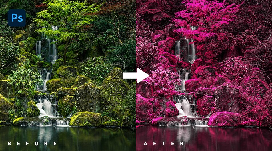 How to Create an Infrared Photo Effect in Mypstips