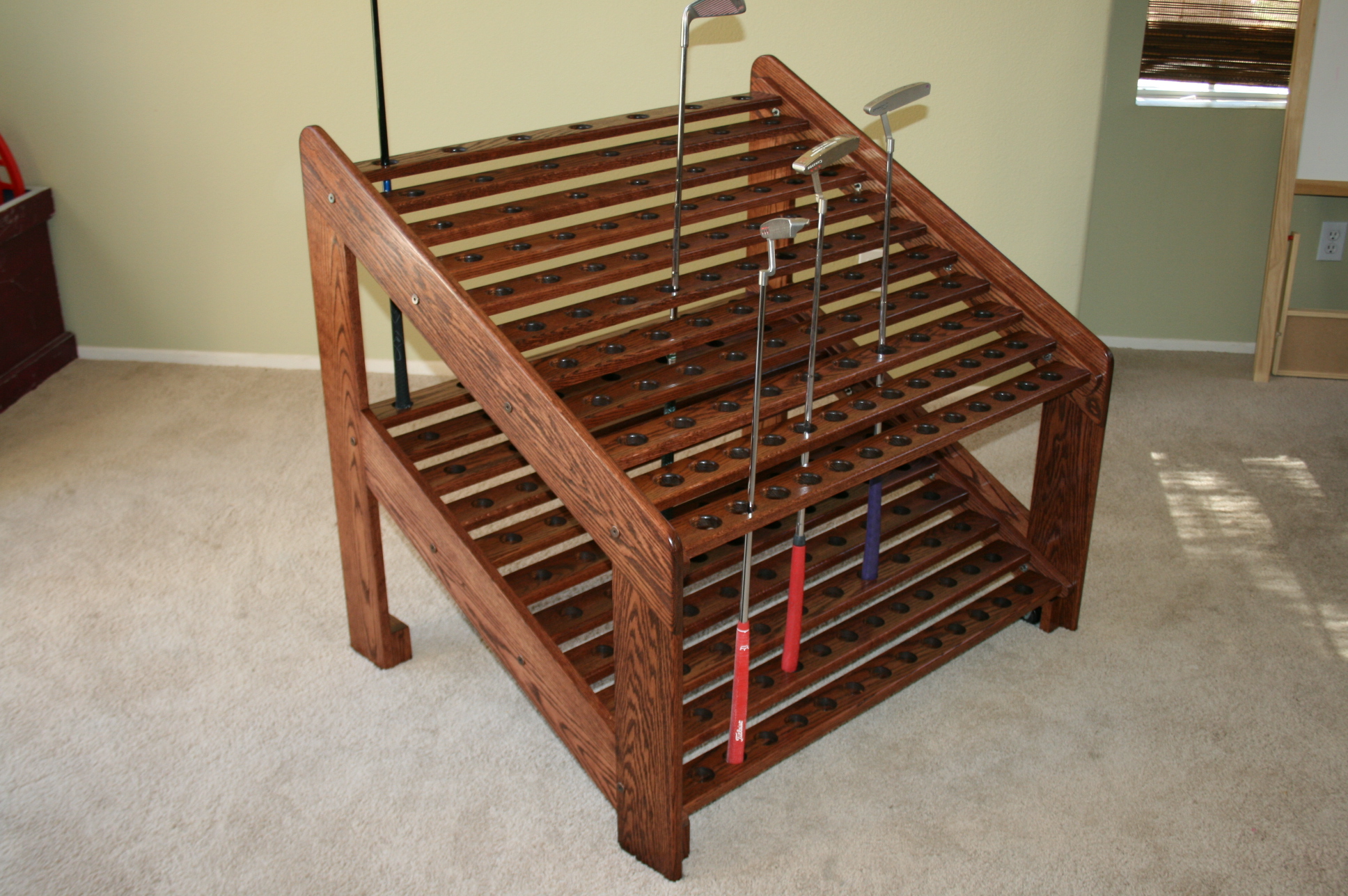 Custom Built Golf Club Display Rack