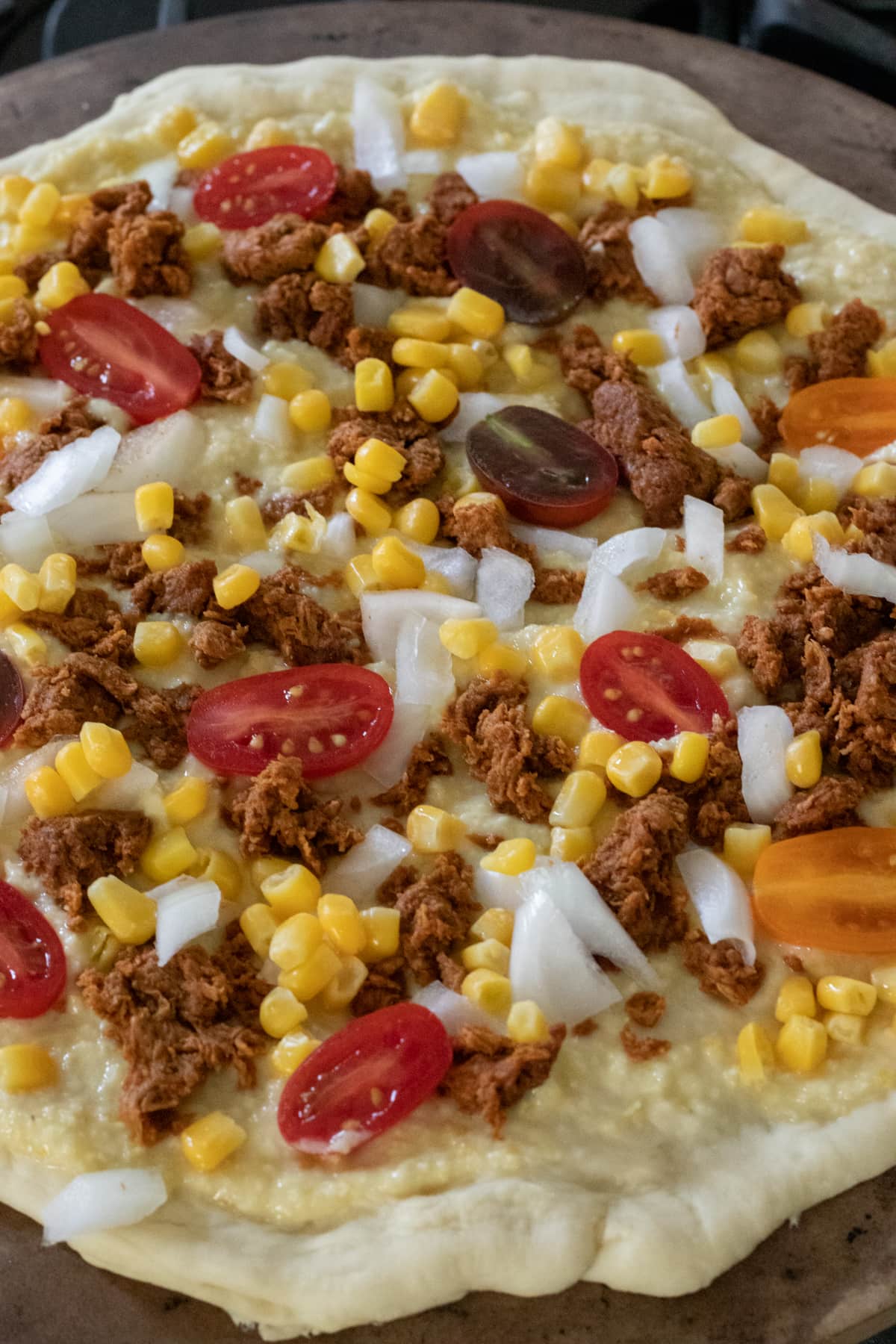 Vegan Creamed Corn Pizza My Quiet Kitchen