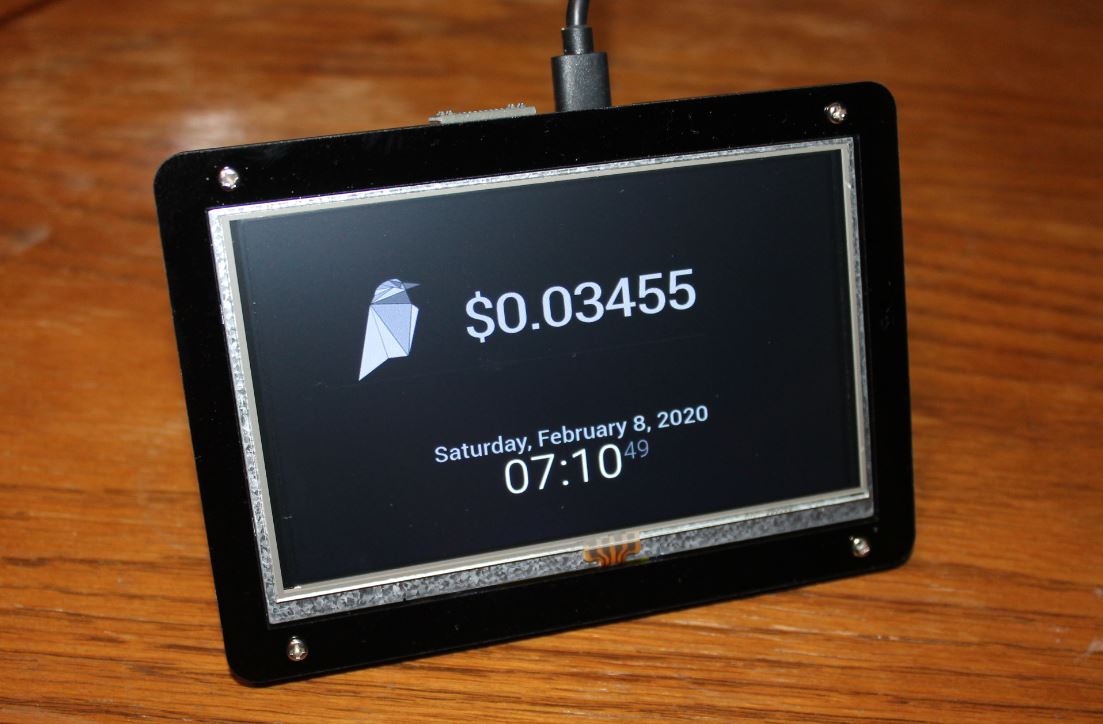 Build a Raspberry Pi Ravencoin clock