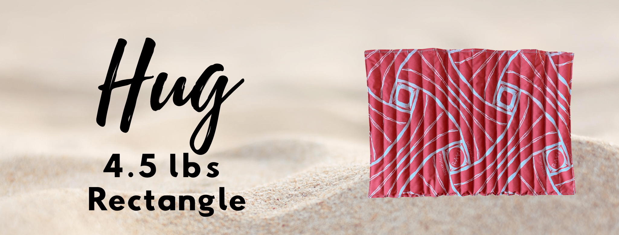 The Portable Weighted Blanket for Yoga and More RAVI