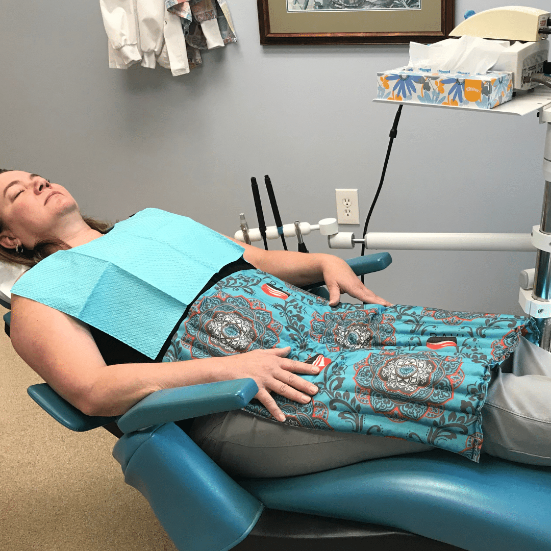 The Portable Weighted Blanket for Yoga and More RAVI