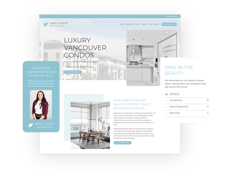 Real Estate Landing Pages MyRealpage