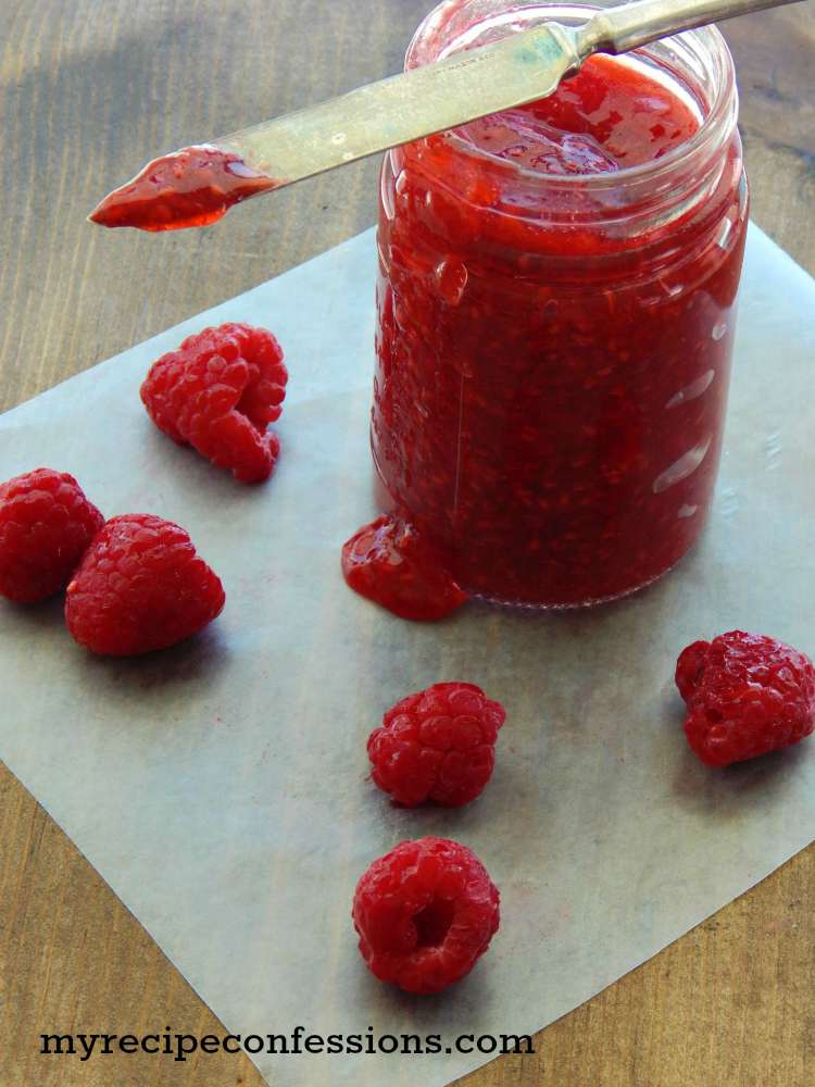 30 MInute Raspberry Freezer Jam My Recipe Confessions