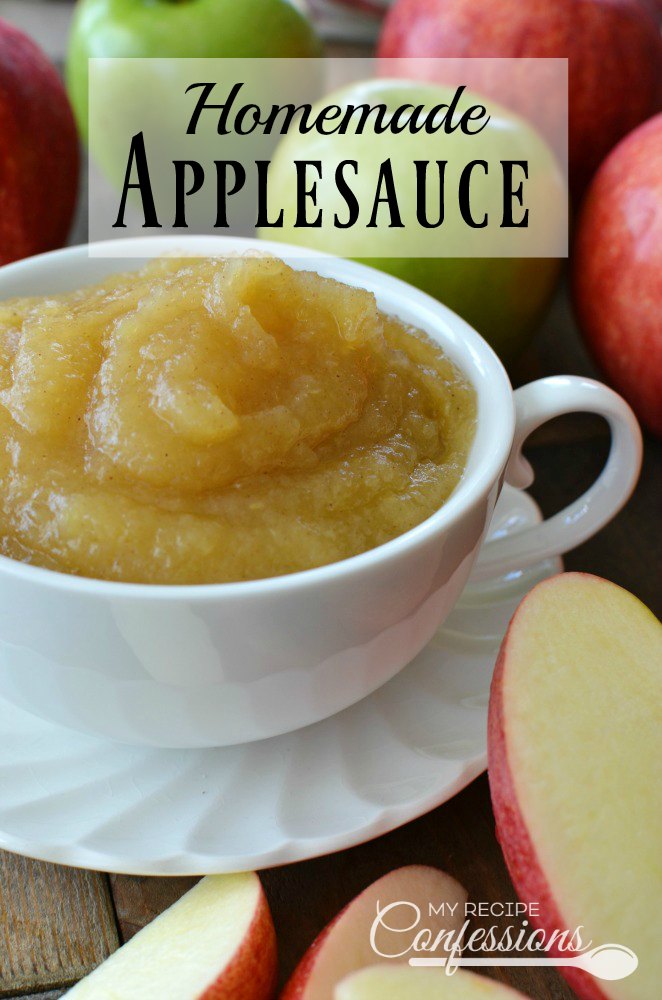 Homemade Apple Sauce My Recipe Confessions