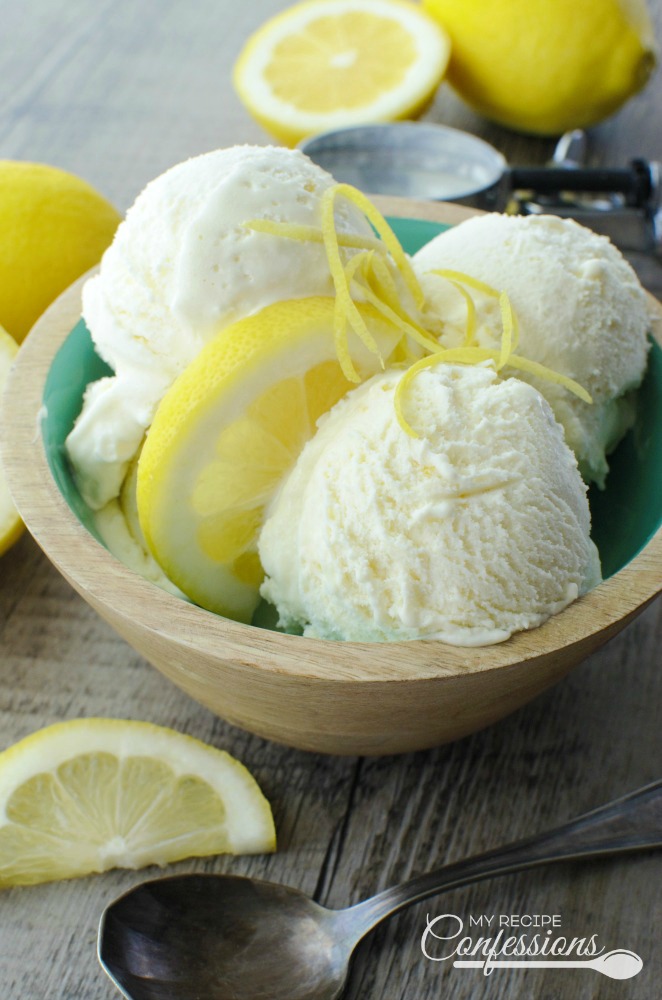 Lemon Ice Cream My Recipe Confessions