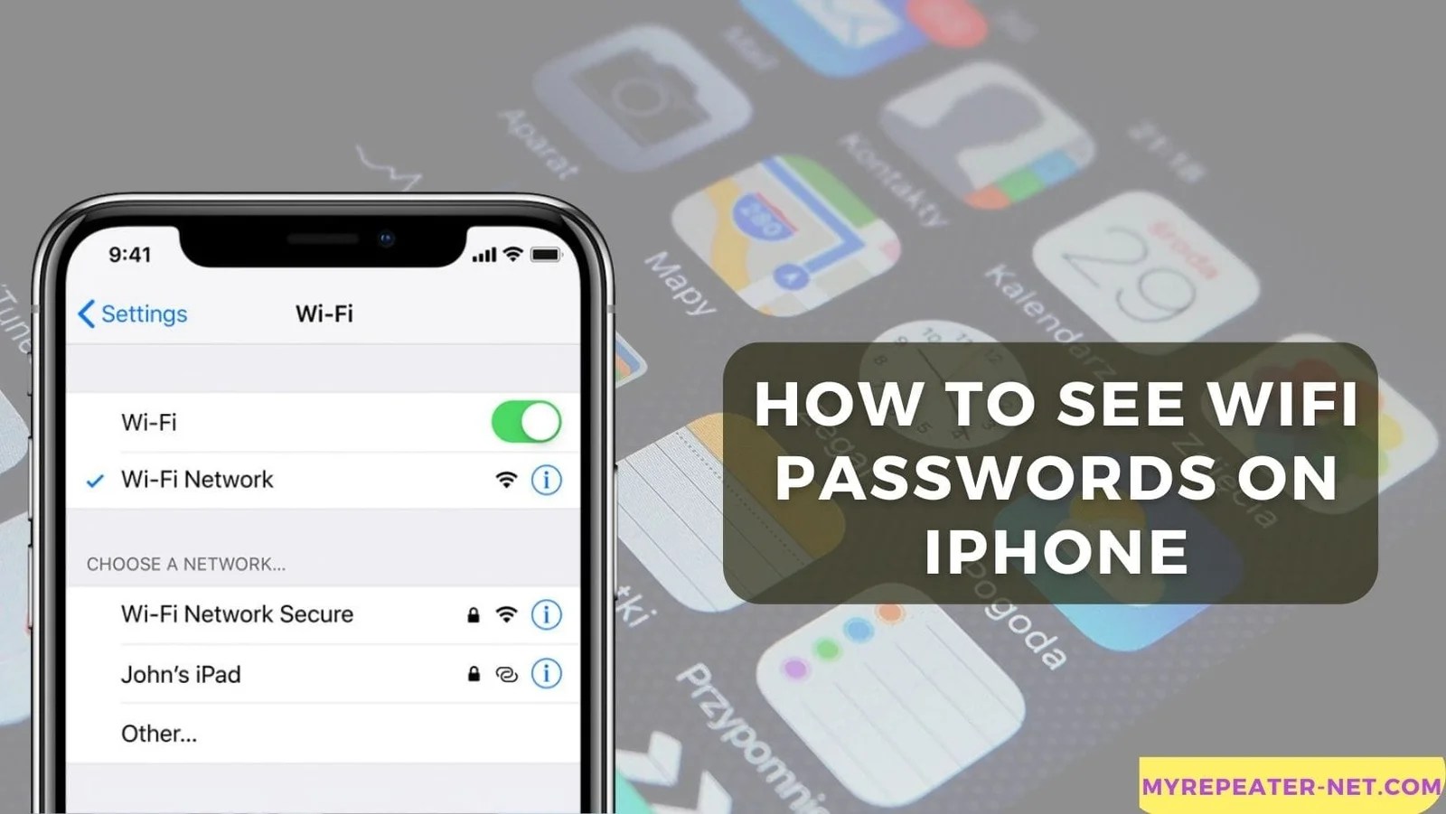 How to See WiFi Passwords on iPhone?