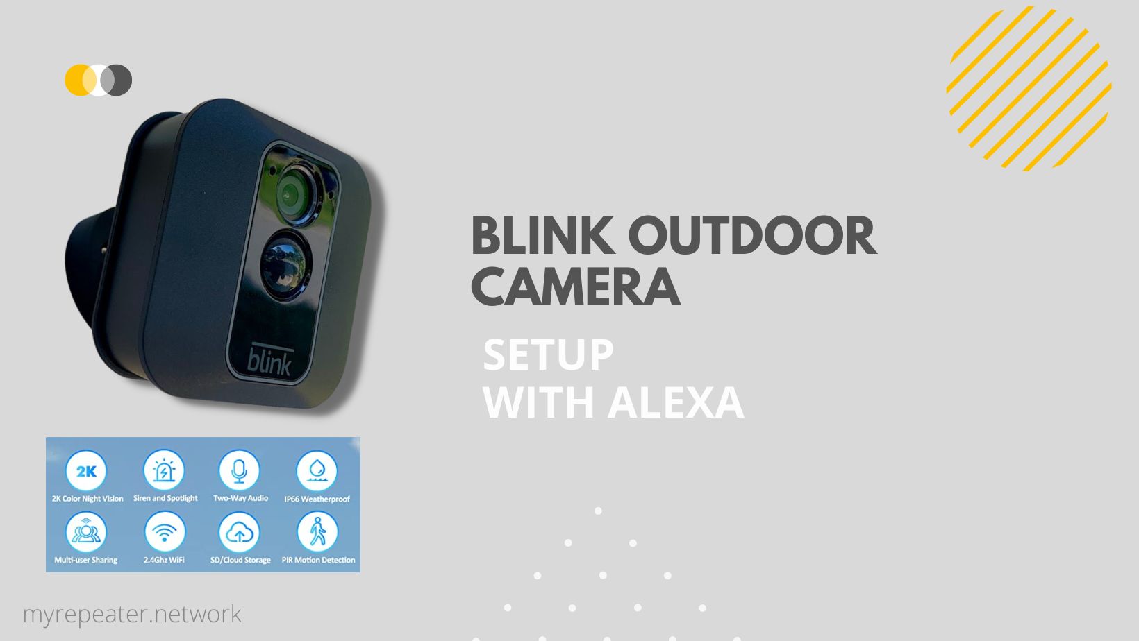 How to setup blink outdoor camera with Alexa Blink camera review