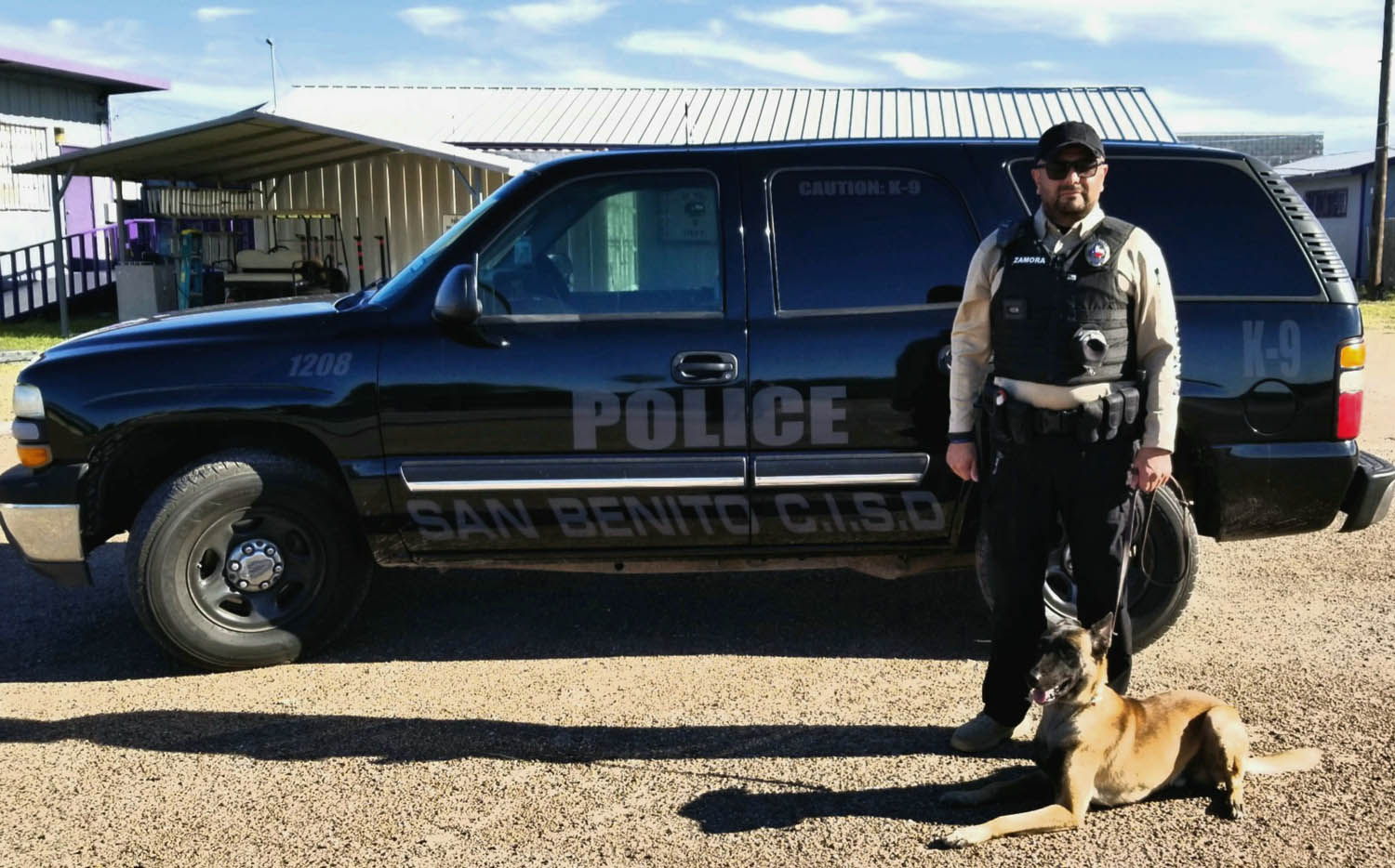 Hardwork and dedication: San Benito CISD names new K9 police